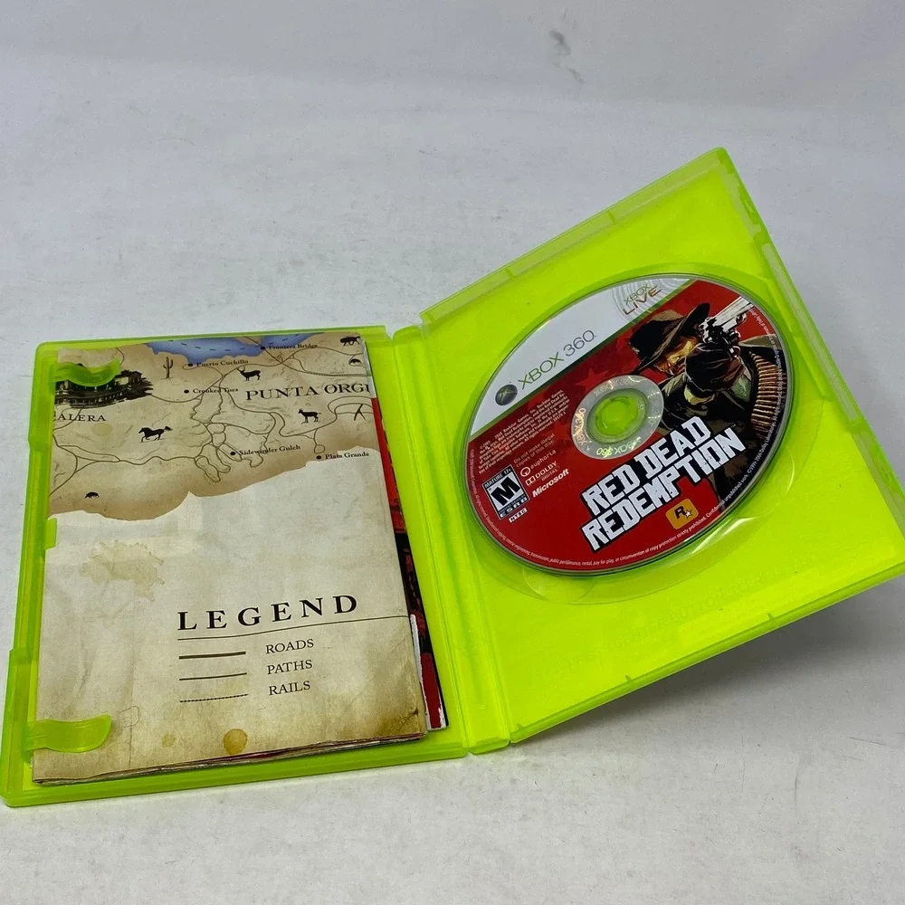 Red Dead Redemption Rockstar Games Xbox 360 NTSC Western Action Adventure CIB